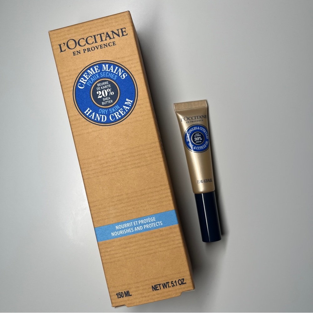 L’OCCITANE Dry Skin Hand Cream & Nail & cuticle oil